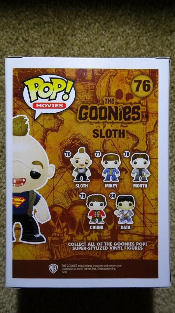 Funko Pop The Goonies Sloth 76 Superman Shirt SDCC 2014 - Image 3