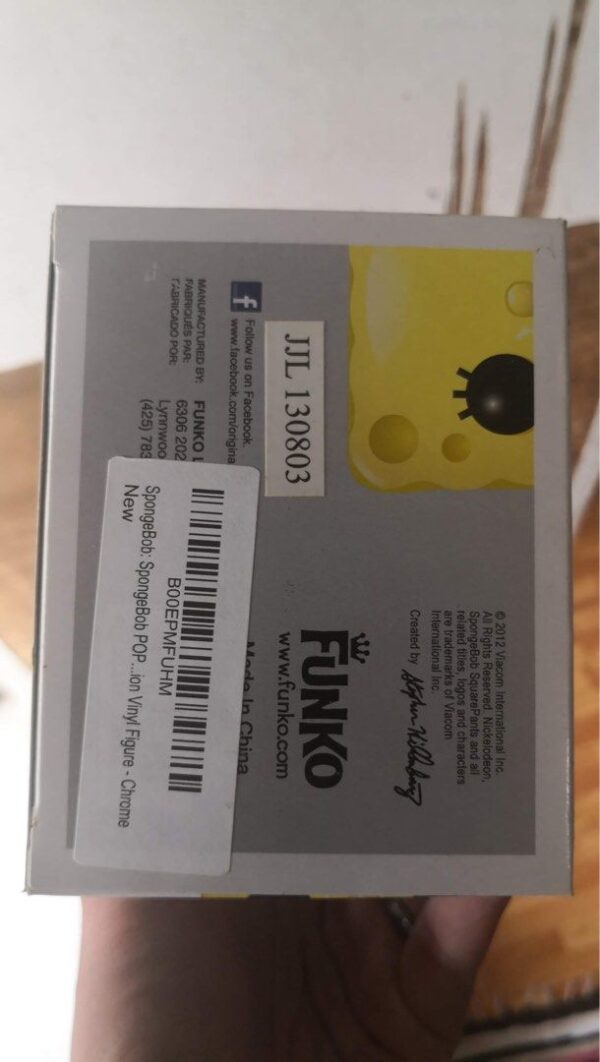 RARE Funko Pop SpongeBob SquarePants Metallic Fan Shellabration 2013 LE NIB - Image 3
